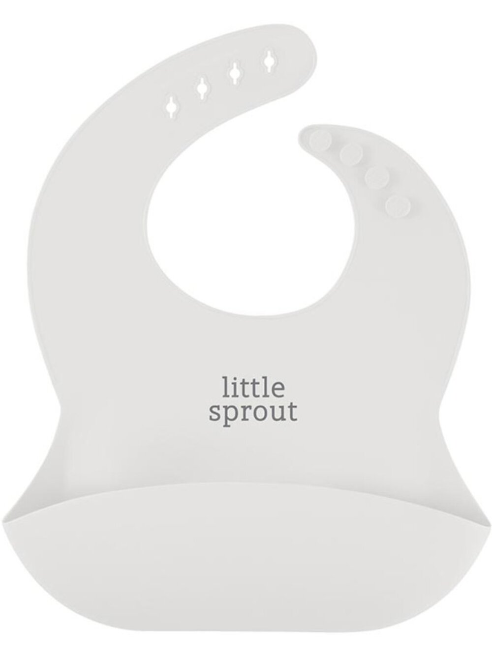 Stephan Baby: Baby Boy/Girl "Little Sprout" Silicone Feeding Bib NEW